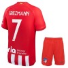 Conjunto (Camiseta+Pantalón Corto) Atlético Madrid Griezmann 7 Primera Equipación 23-24 - Niño